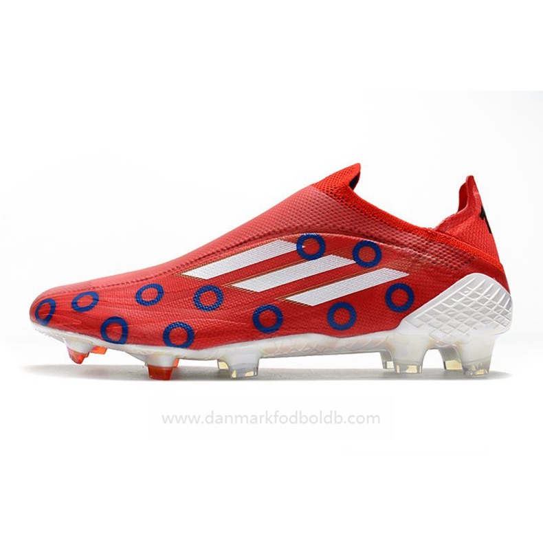 Adidas X Speedflow + FG Fodboldstøvler Herre – Rød Hvid Blå Limited Edition